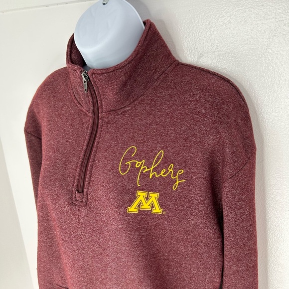 Champion Minnesota Golden Gophers 1/4‎ Zip Pullover Sweatshirt Size Medium NCAA - Picture 4 of 13